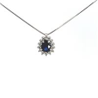 Collana Cianfrone Gioielli Donna in Oro Zaffiro 0.77 Ct COOR-22-198 - COOR-22-198